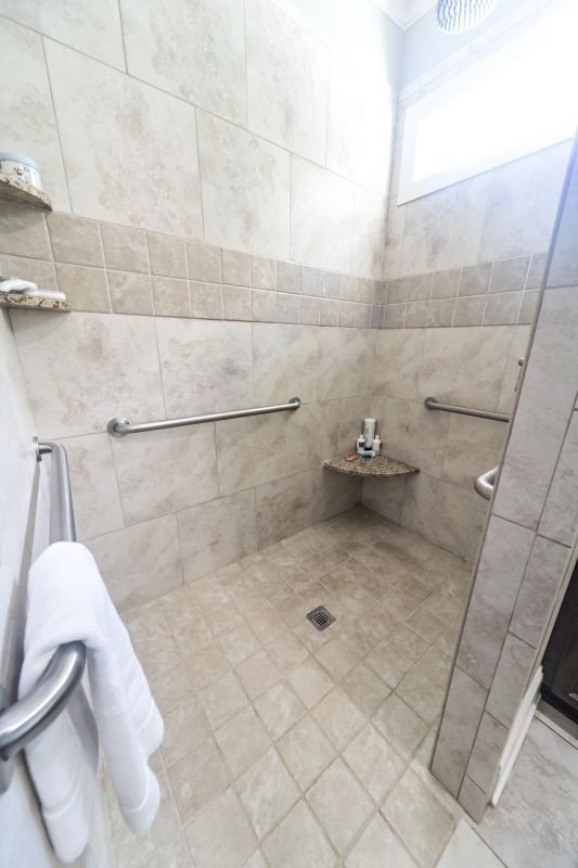 Corner Walk-In Shower
